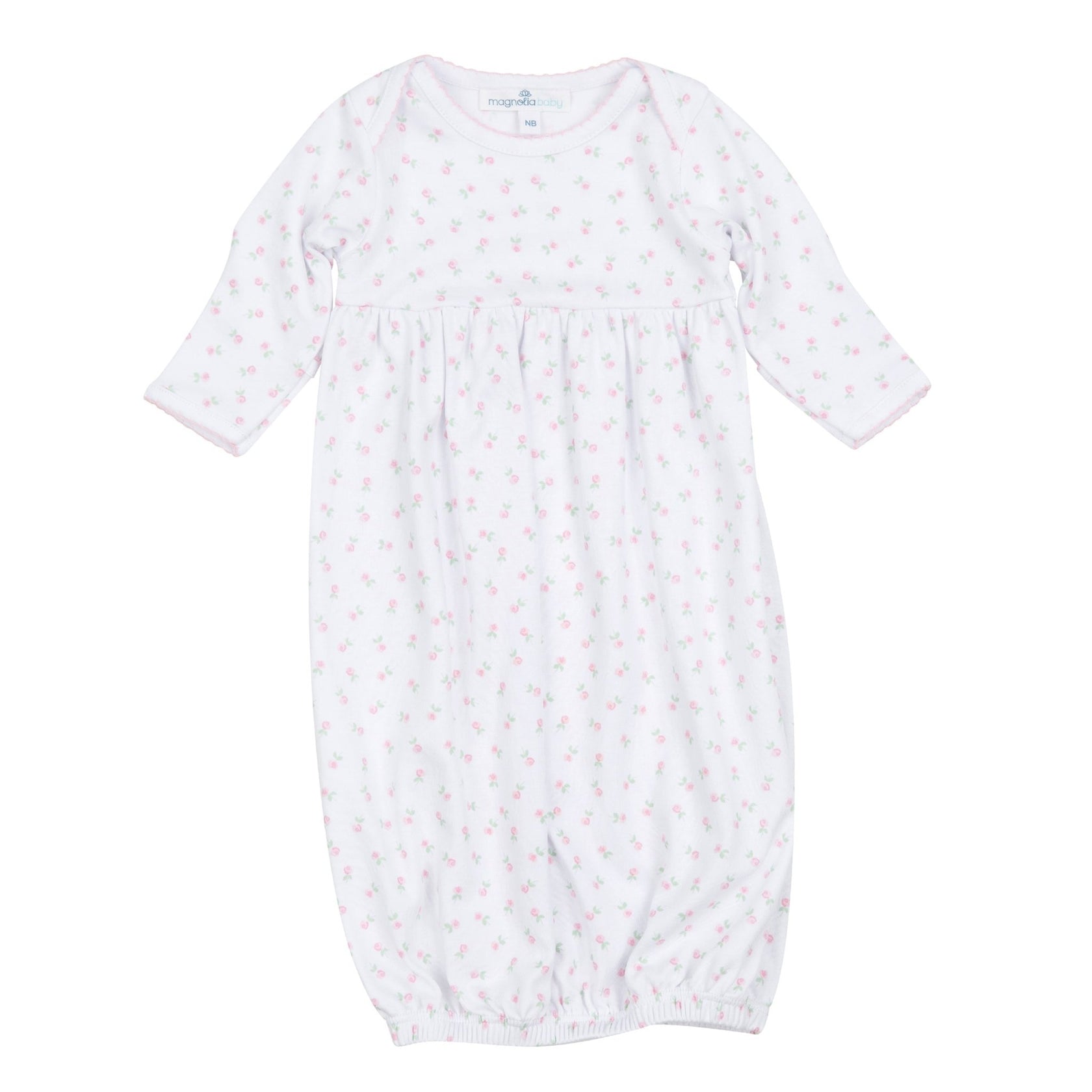 MAGNOLIA BABY Juliette's Classics Print Gathered Gown - Persnickety Shop