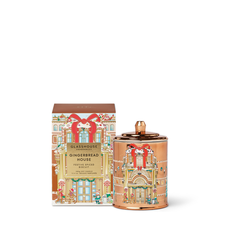 Glasshouse Fragrances Gingerbread House, 13.4 fl.oz - Persnickety Shop