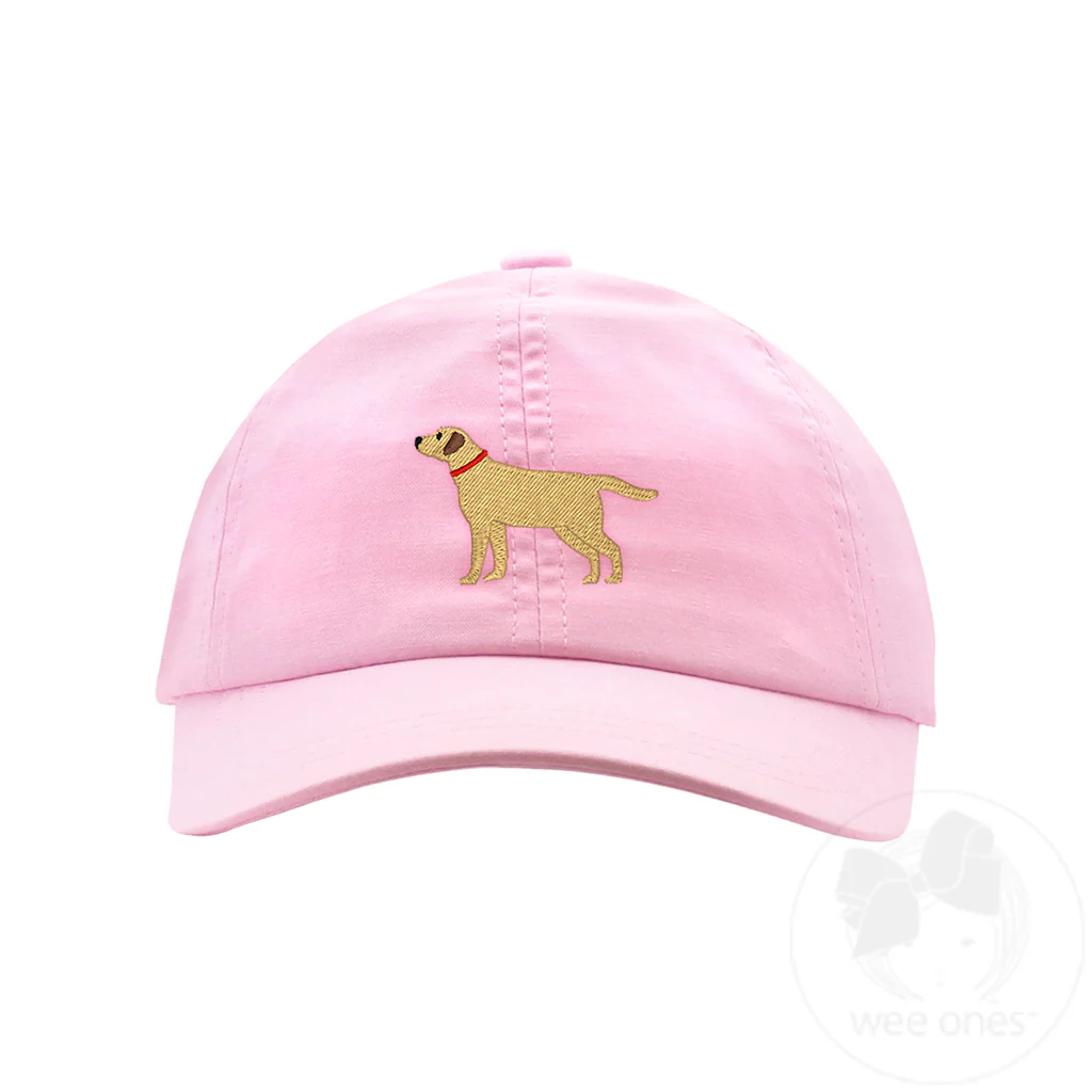 Wee Ones EMBROIDERED CHAMBRAY BALL CAP-Kids - Persnickety Shop