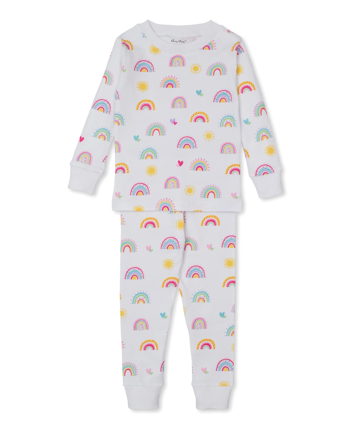 Kissy Kissy PJs  Rainbow Sunshine- LONG SLEEVE - Persnickety Shop