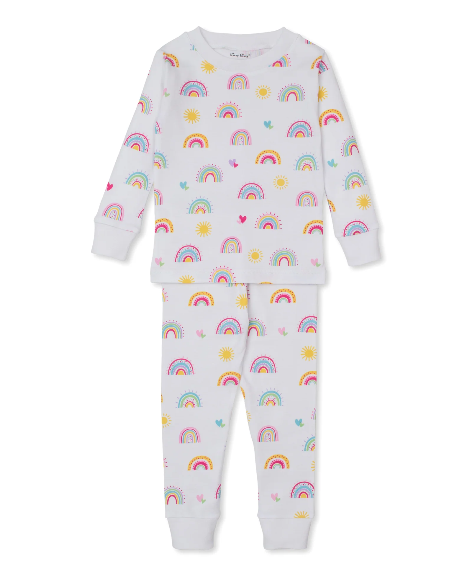Kissy Kissy PJs  Rainbow Sunshine- LONG SLEEVE - Persnickety Shop