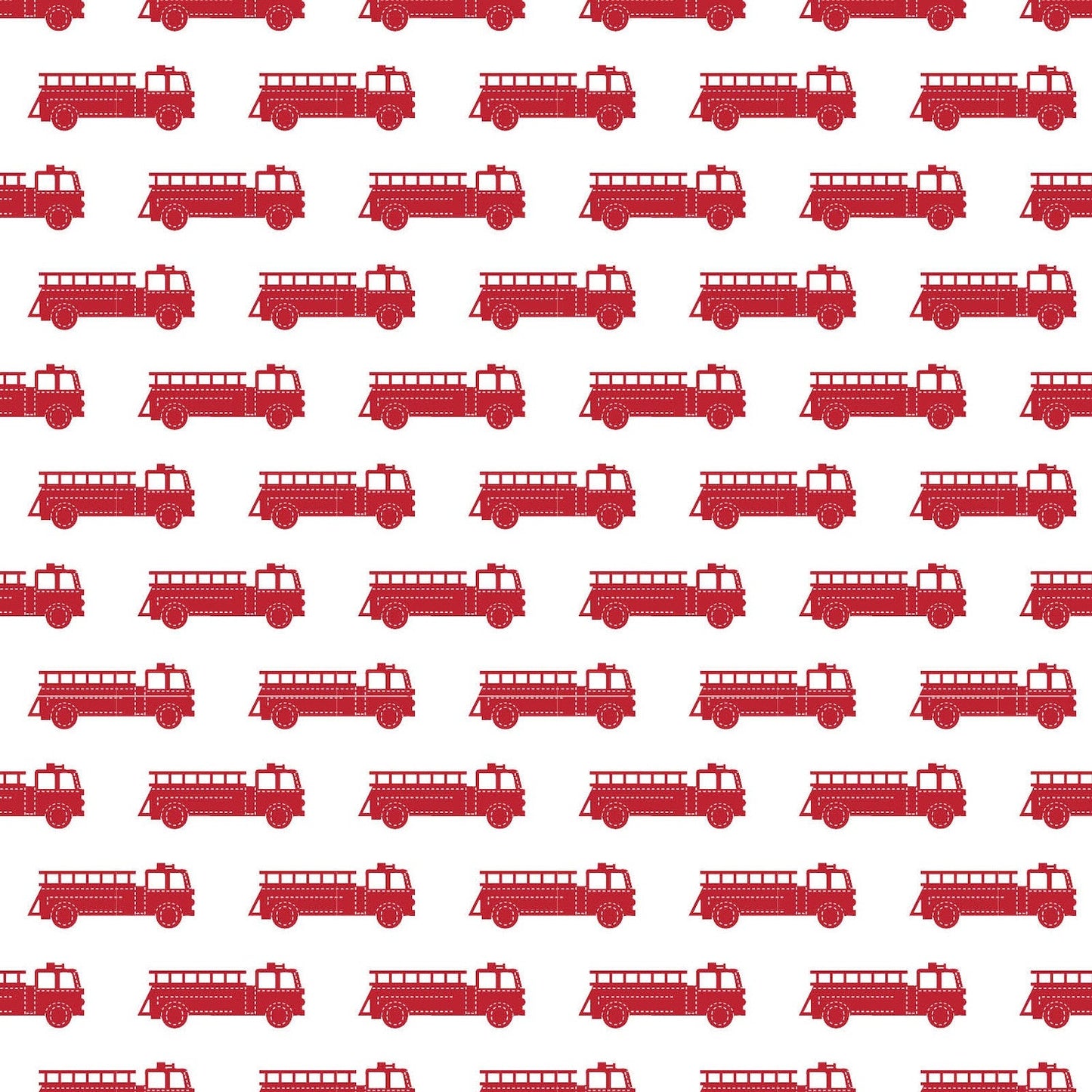 Lila and Hayes PRE-ORDER PARKER ZIPPER PAJAMA - FIRE TRUCK RED - Persnickety Shop