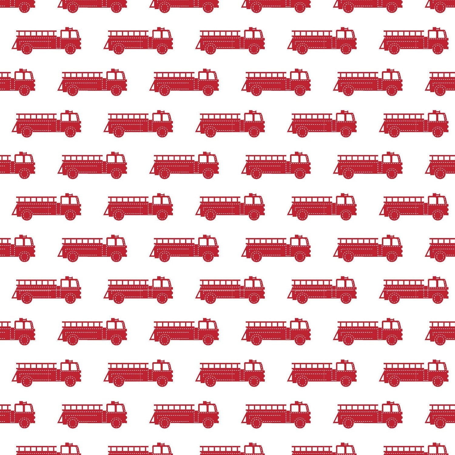 Lila and Hayes PRE-ORDER PARKER ZIPPER PAJAMA - FIRE TRUCK RED - Persnickety Shop