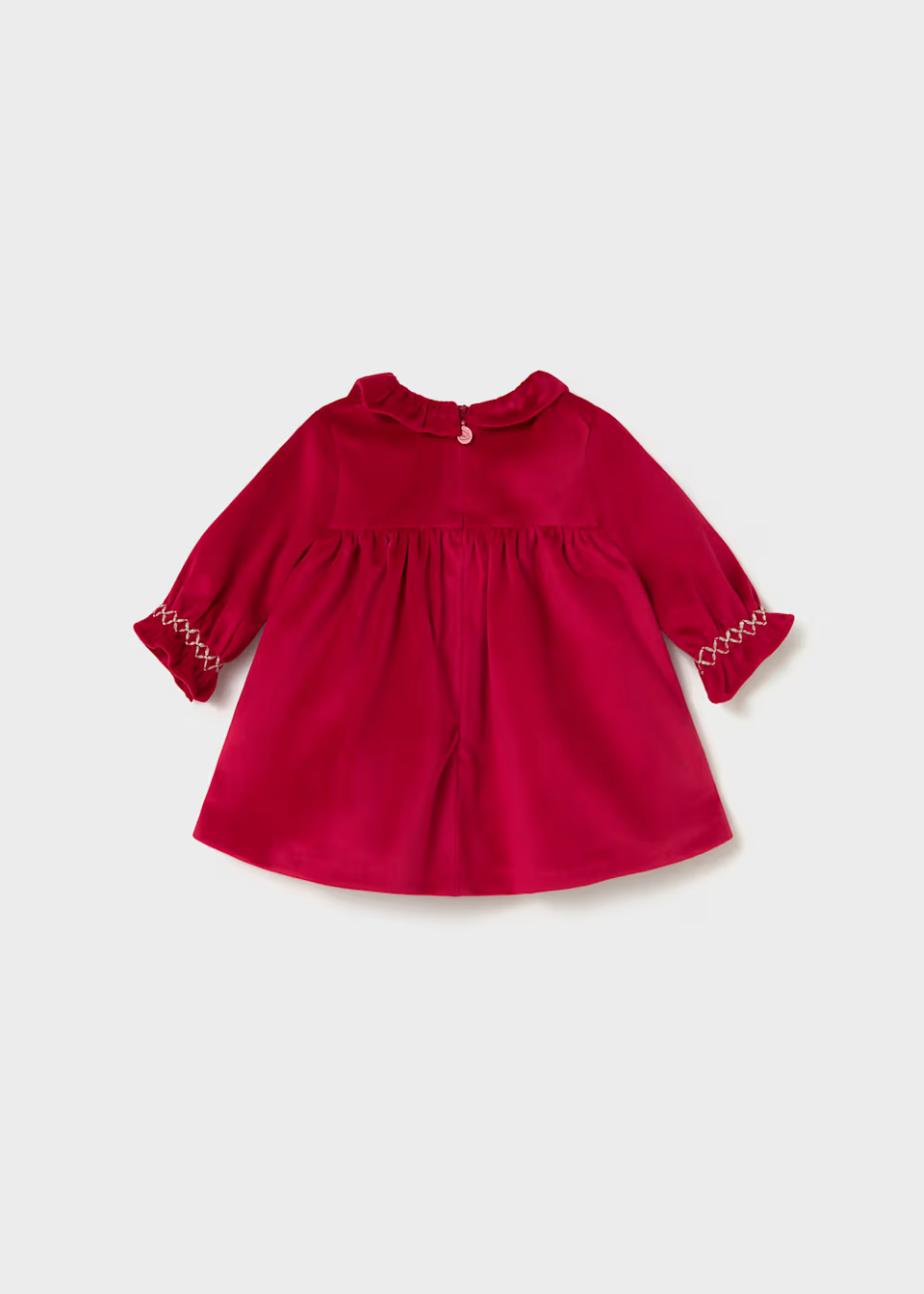 Mayoral Baby Girl Red Velvet Christmas Dress