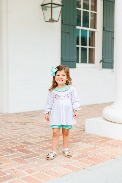 Trotter Street Kids Birthday Ruffle Bloomer Set