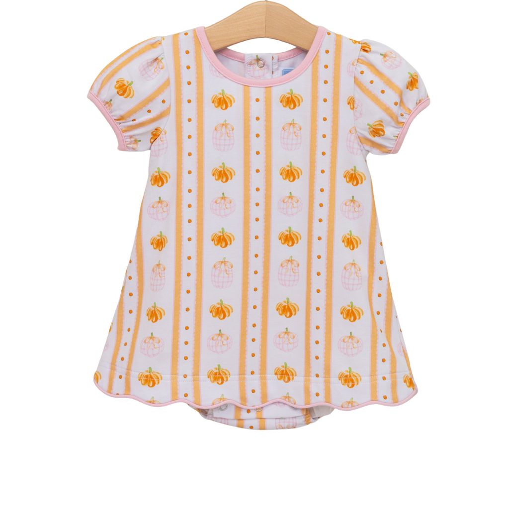 Trotter Street Kids Pumpkin Patch Scalloped Bubble