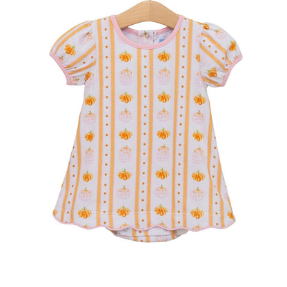 Trotter Street Kids Pumpkin Patch Scalloped Bubble