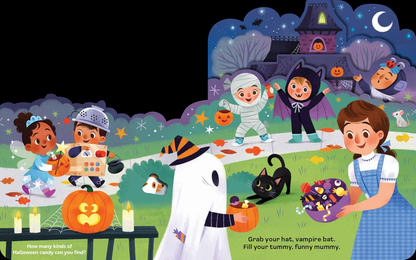 It's Time for Halloween: A lush multi-layered die cut reveal celebrating Halloween