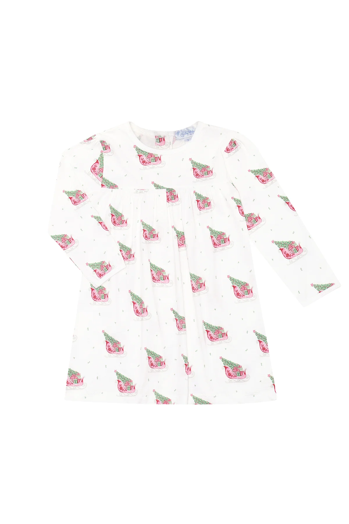 Nellapima Red Merry Sleighs Playtime Dress - Persnickety Shop