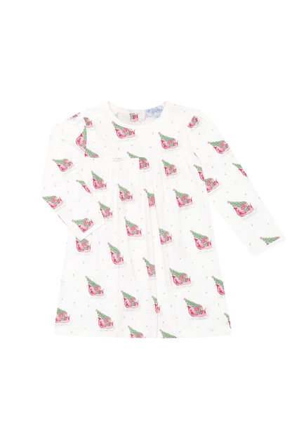 Nellapima Red Merry Sleighs Playtime Dress - Persnickety Shop