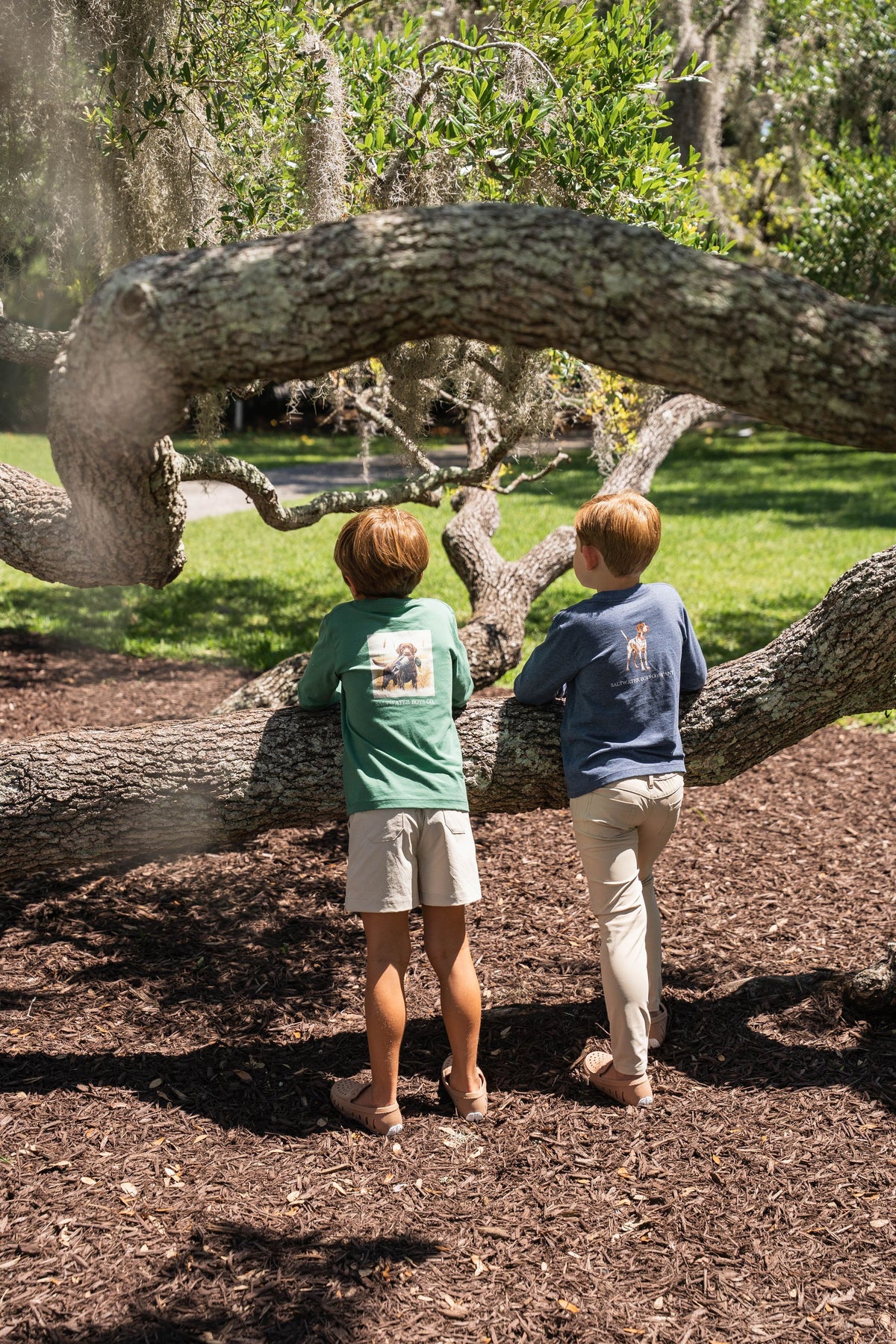 SALTWATER BOYS COMPANY GRAPHIC TEE-POINTER