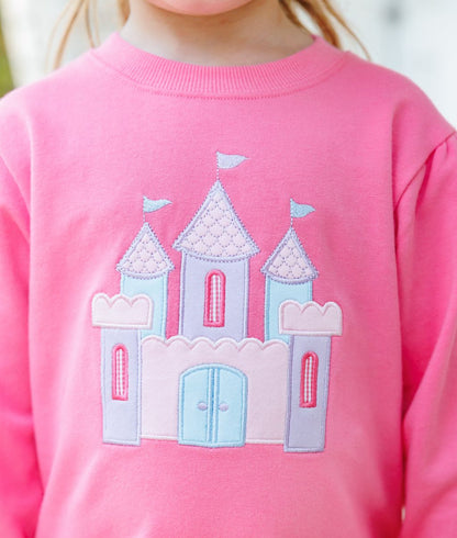 Trotter Street Kids French Terry Pullover- Castle
