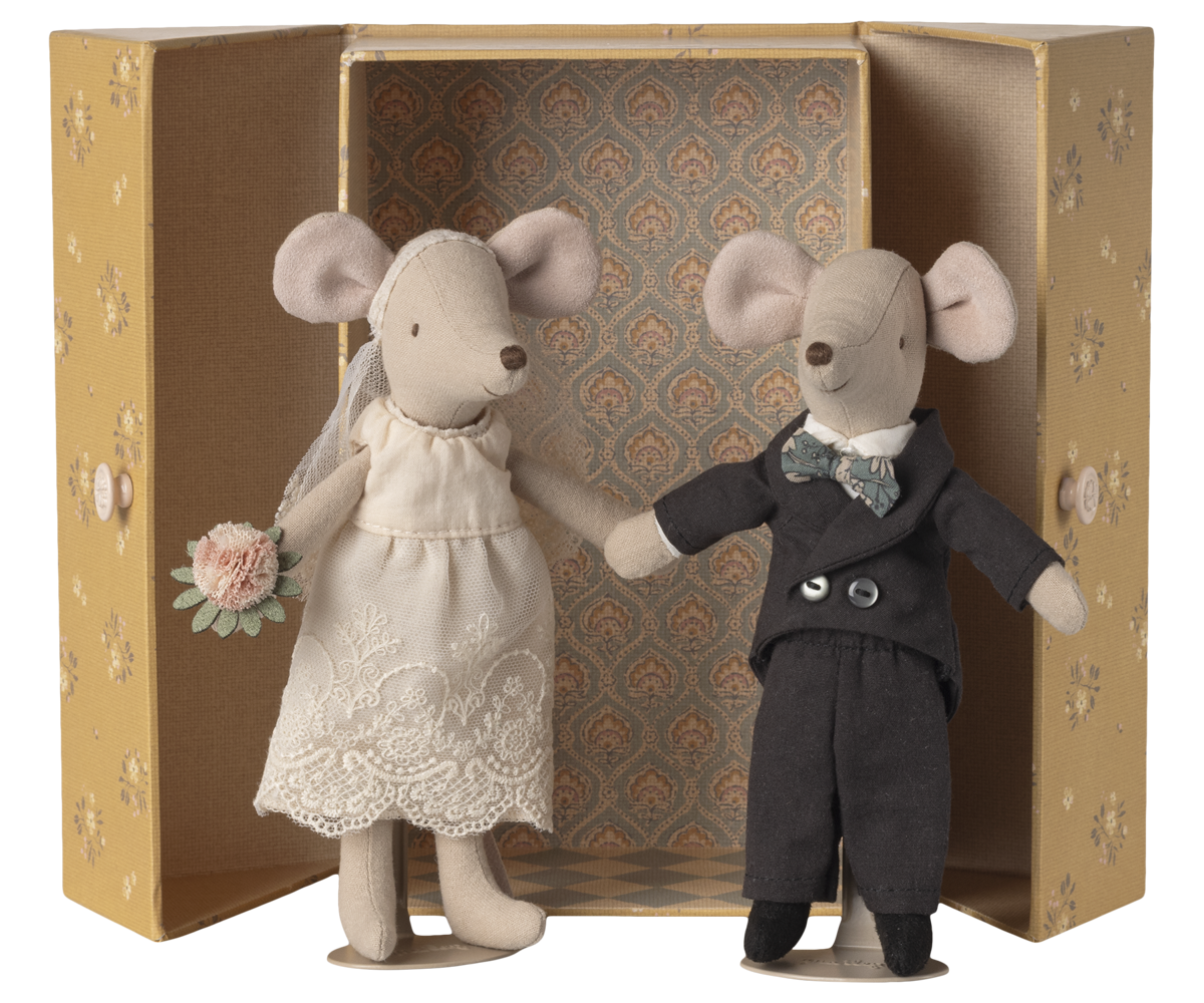 Maileg Wedding mice couple in box, Mum and  Dad - Persnickety Shop