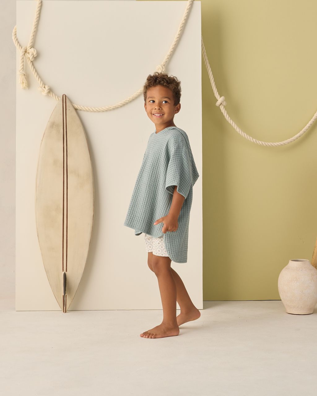 BOARDSHORT GREEN FLEUR - Persnickety Shop