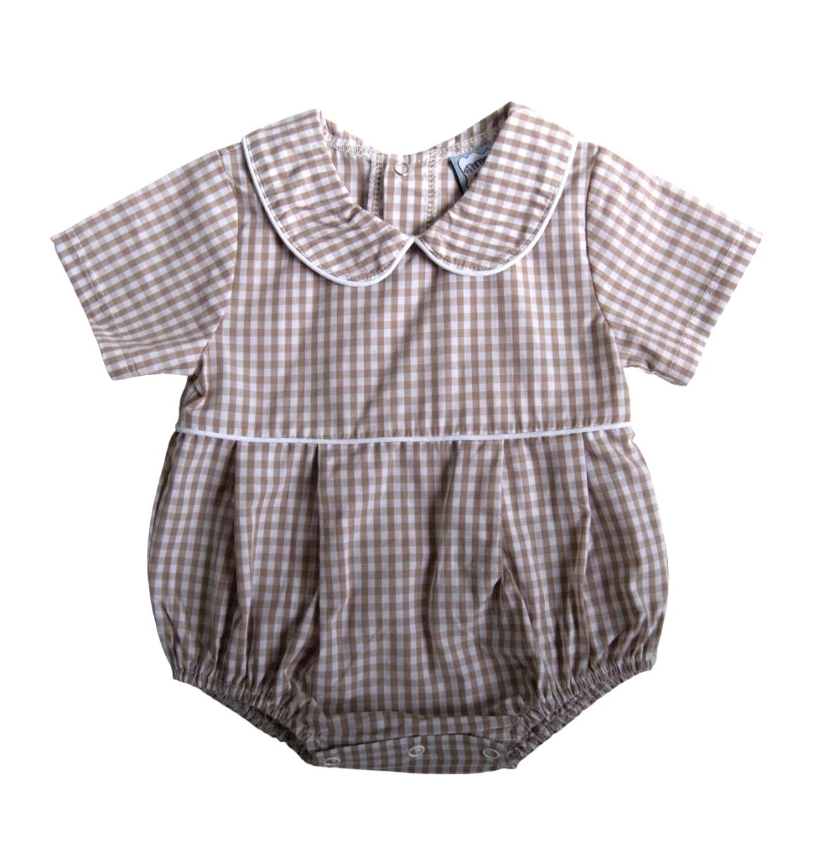 Cory Bubble - Khaki Gingham - Persnickety Shop