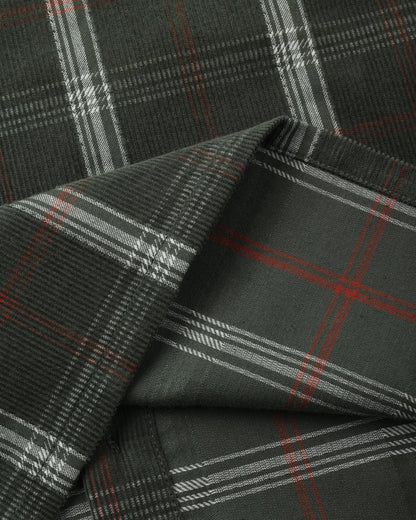 RYLEE + CRU POCKETED FLANNEL SHIRT HOLIDAY PLAID