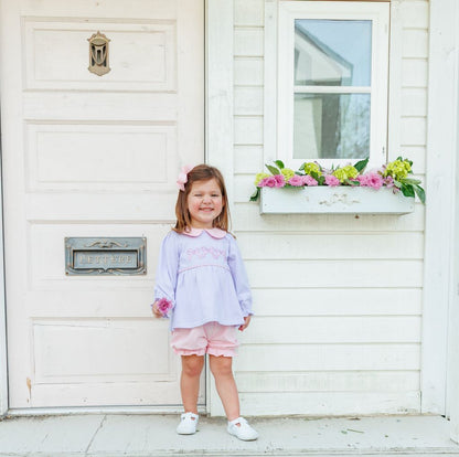 Trotter Street Kids Bows Bloomer Set