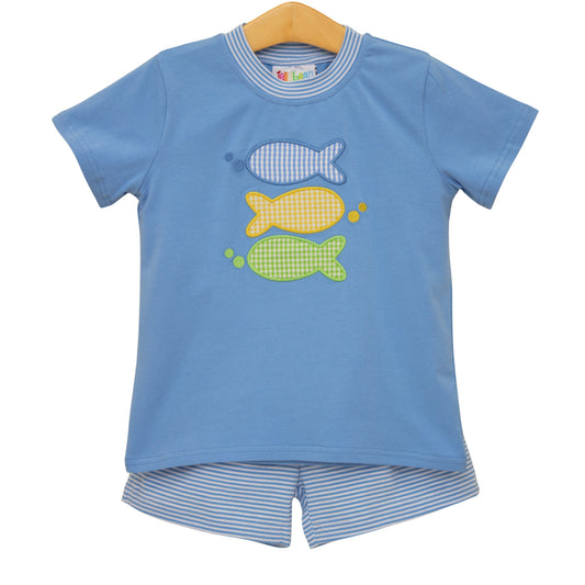 Jellybean Boy's One Fish Two Fish Short Set - Persnickety Shop