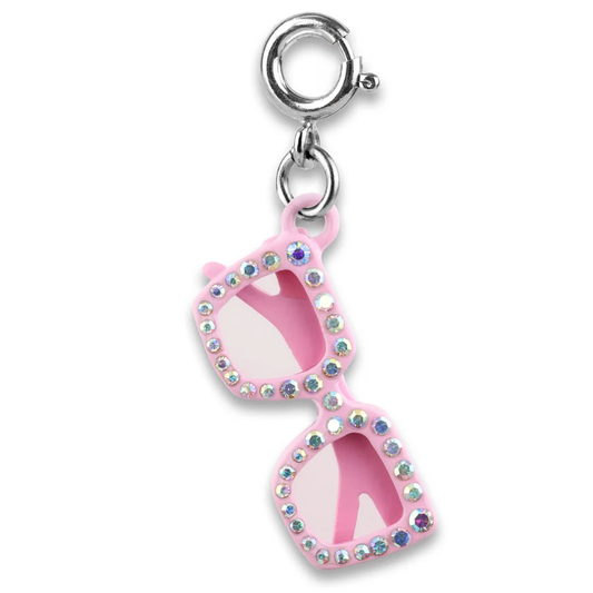 Charm It! Pink Sparkle Sunglasses Charm