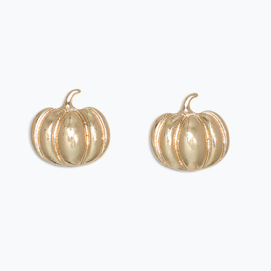Earrings-Gold Pumpkins