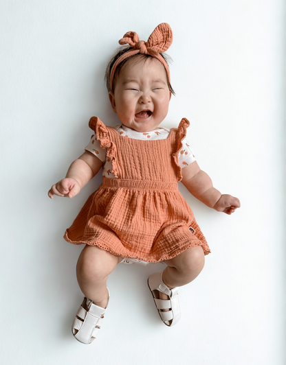 Robeez- Lacey First Kick Sandals White - Persnickety Shop