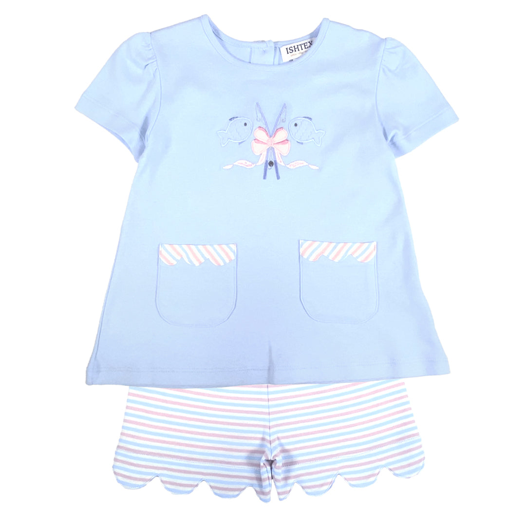 Ishtex Fishing Girls Short Set - Persnickety Shop