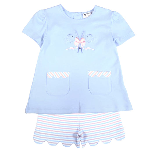 Ishtex Fishing Girls Short Set - Persnickety Shop