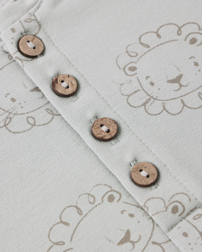 Quincy Mae RELAXED JUMPSUIT LIONS - Persnickety Shop