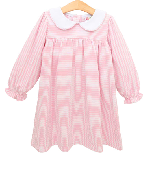 PRE-ORDER | Lottie Dress Pink Long Sleeve Jellybean by Smock Candy - Persnickety Shop