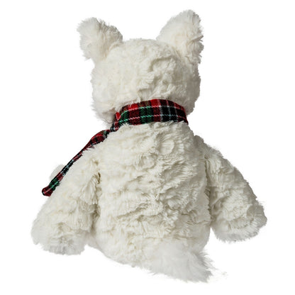Marshmallow Tartan Terrier  13"- Christmas Plush Toy - Persnickety Shop