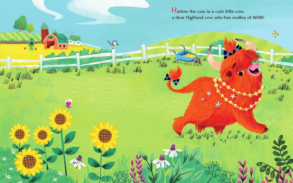 Harlow the Highland Cow Doesn’t Know How to Moo