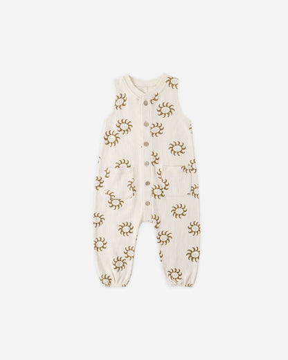 SUMMER WAFFLE JUMPSUIT SUNNY - Persnickety Shop