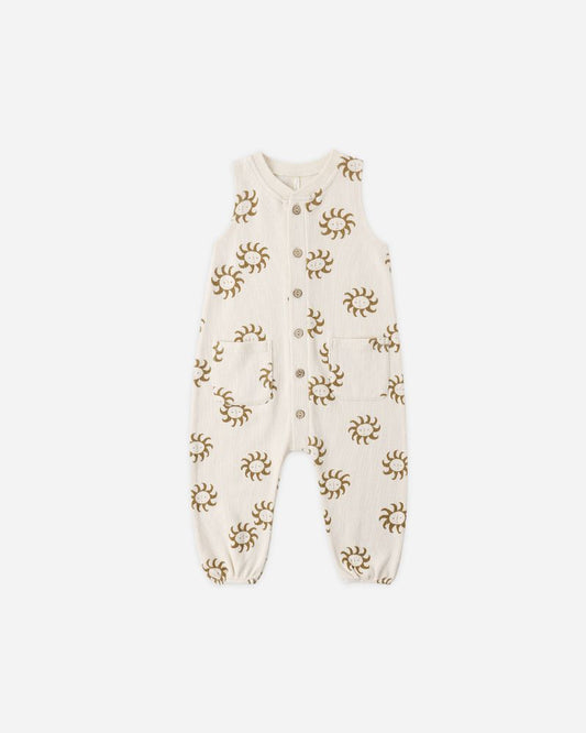 SUMMER WAFFLE JUMPSUIT SUNNY - Persnickety Shop