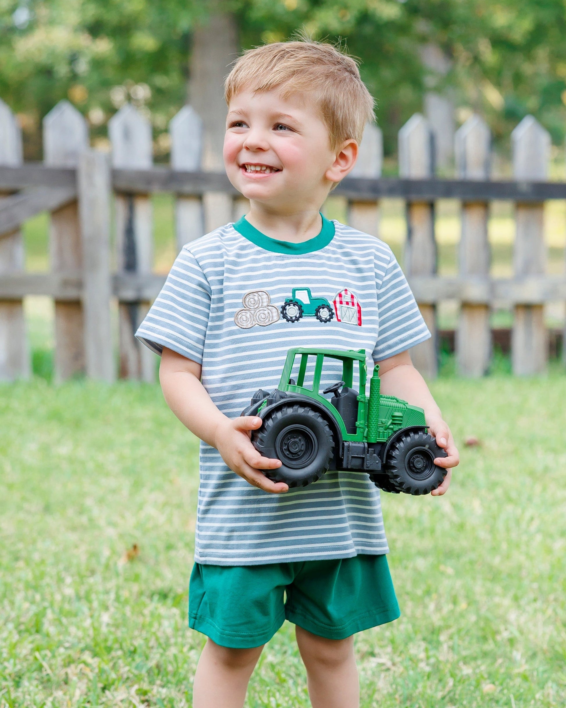 Jellybean Boy's Farm Days Short Set - Persnickety Shop