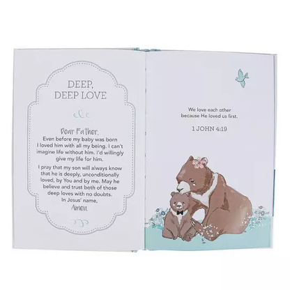 Prayers for My Baby Boy Prayer Book, by Carolyn Larsen, Padded Hardcover (Copy) - Persnickety Shop