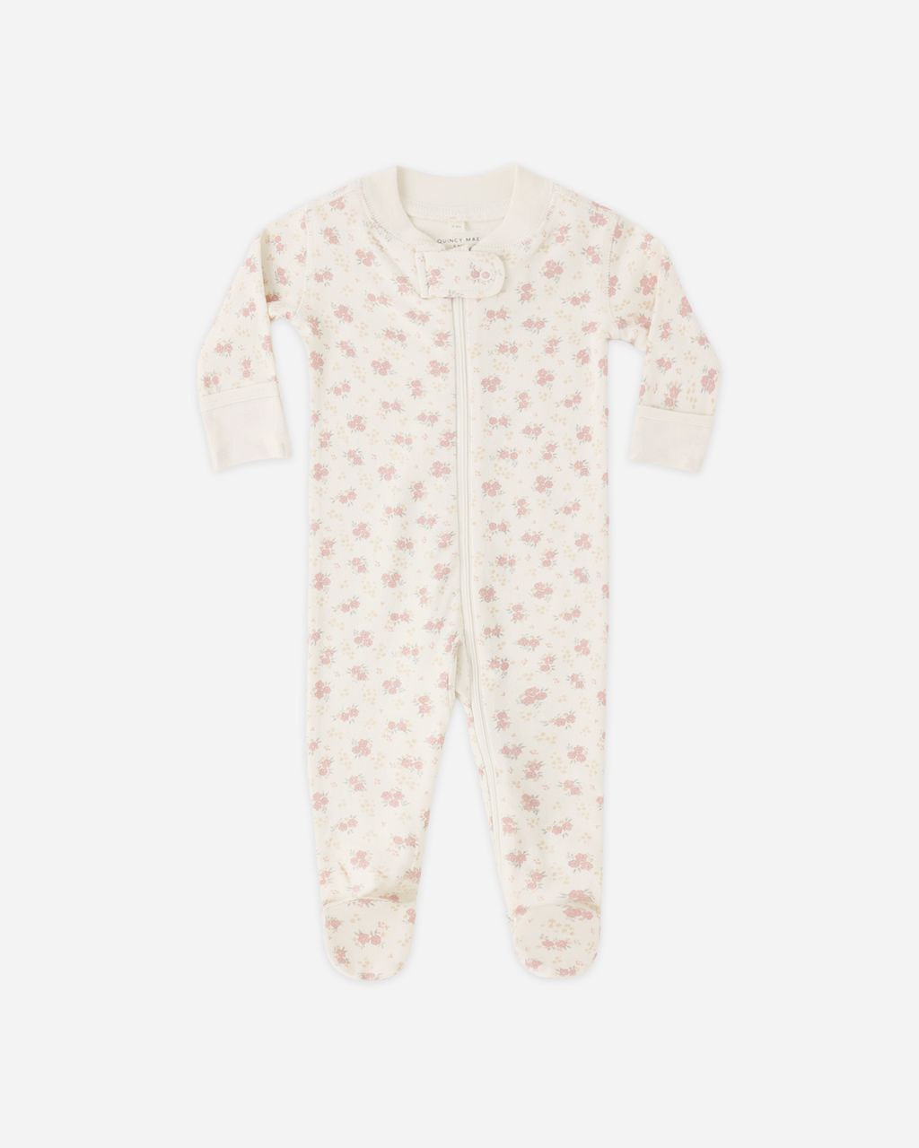 Zip Long Sleeve Sleeper Footie || Flower Field - Persnickety Shop