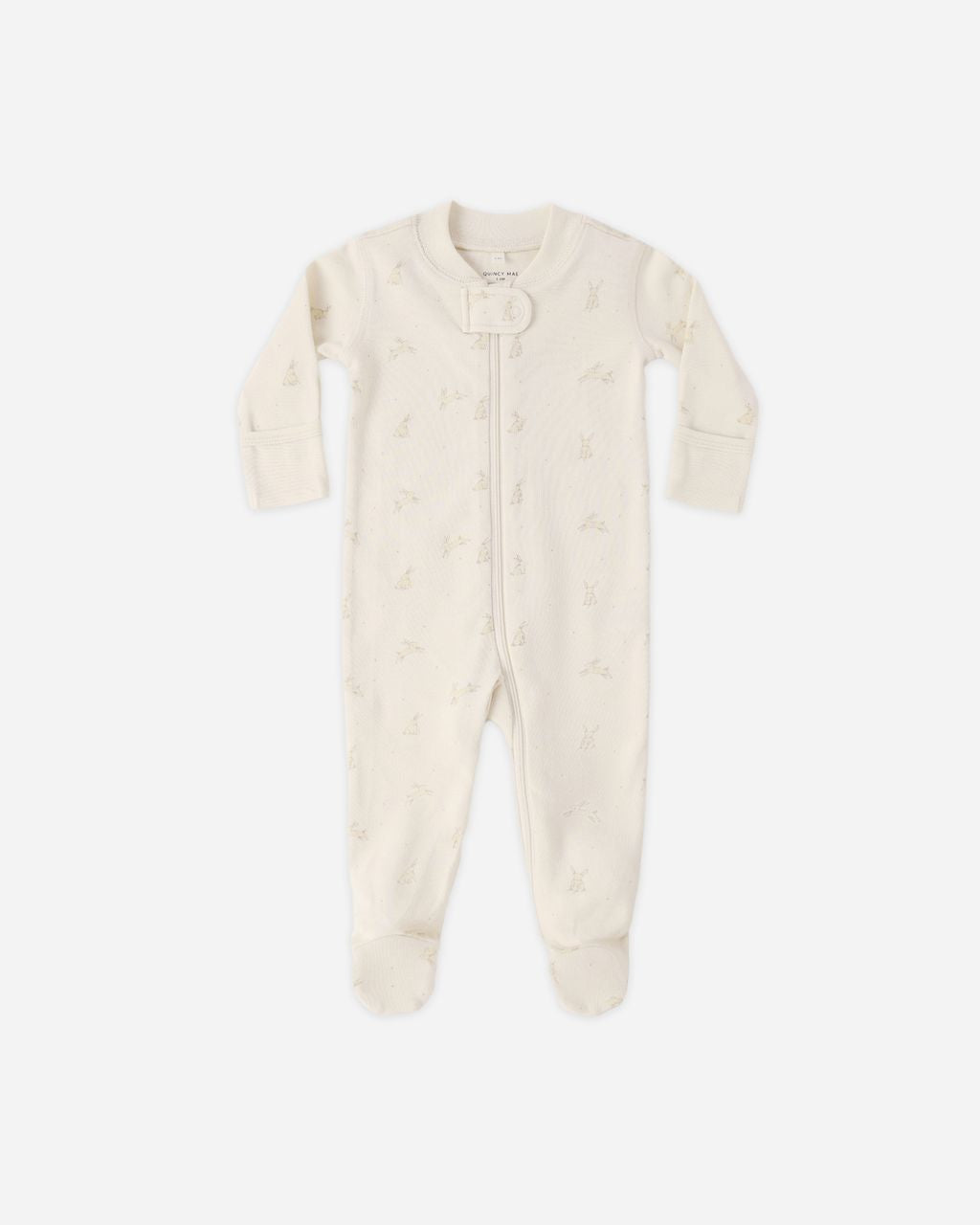 Zip Long Sleeve Sleeper Footie || Bunnies - Persnickety Shop