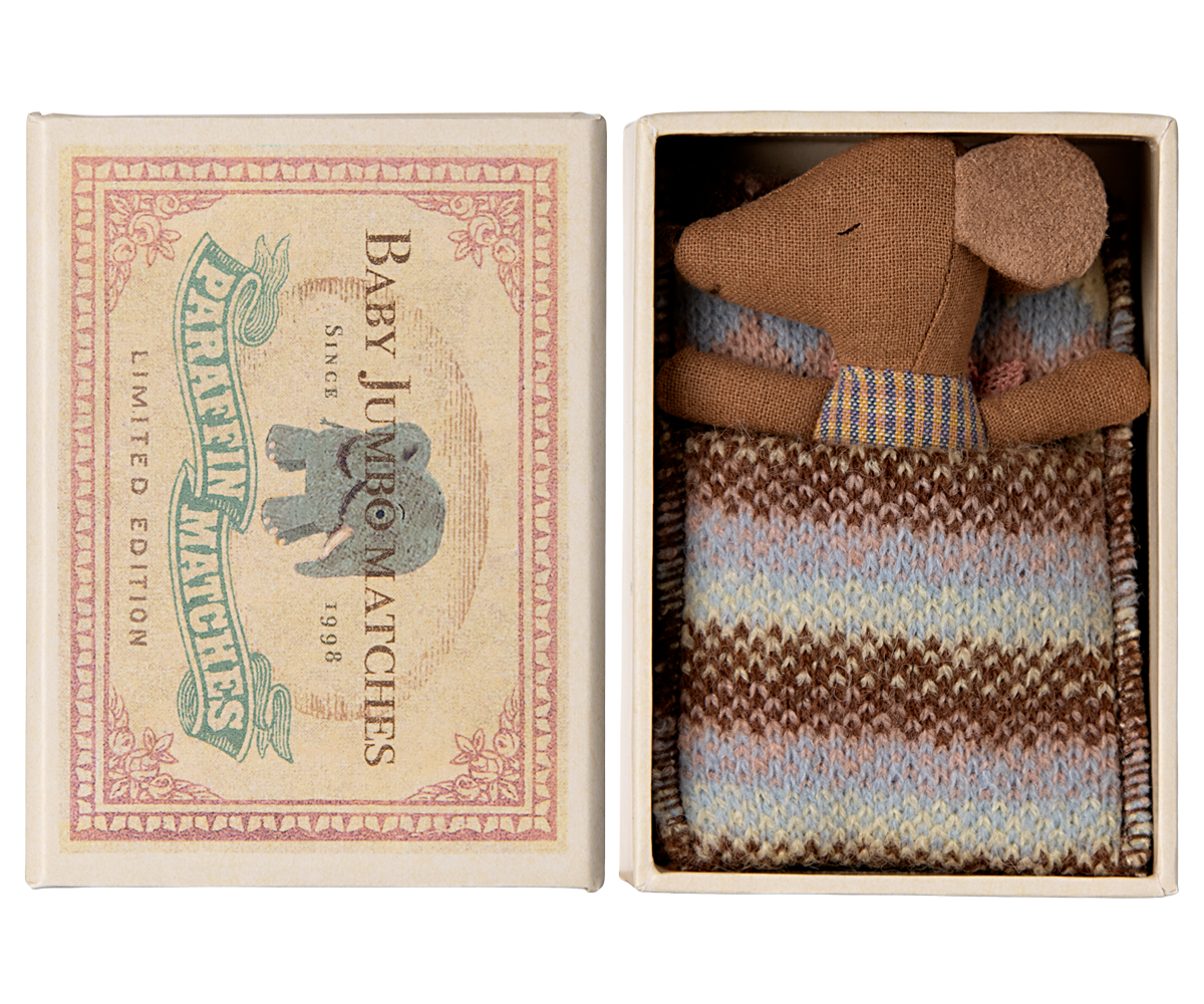 Maileg | Sleepy Wakey, Baby Mouse - Rose - Persnickety Shop