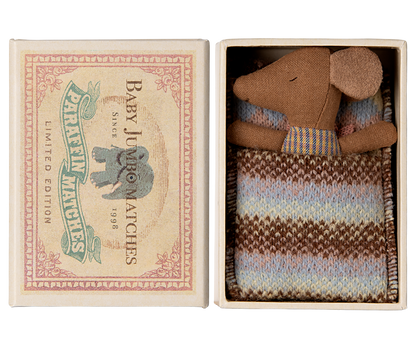Maileg | Sleepy Wakey, Baby Mouse - Rose - Persnickety Shop