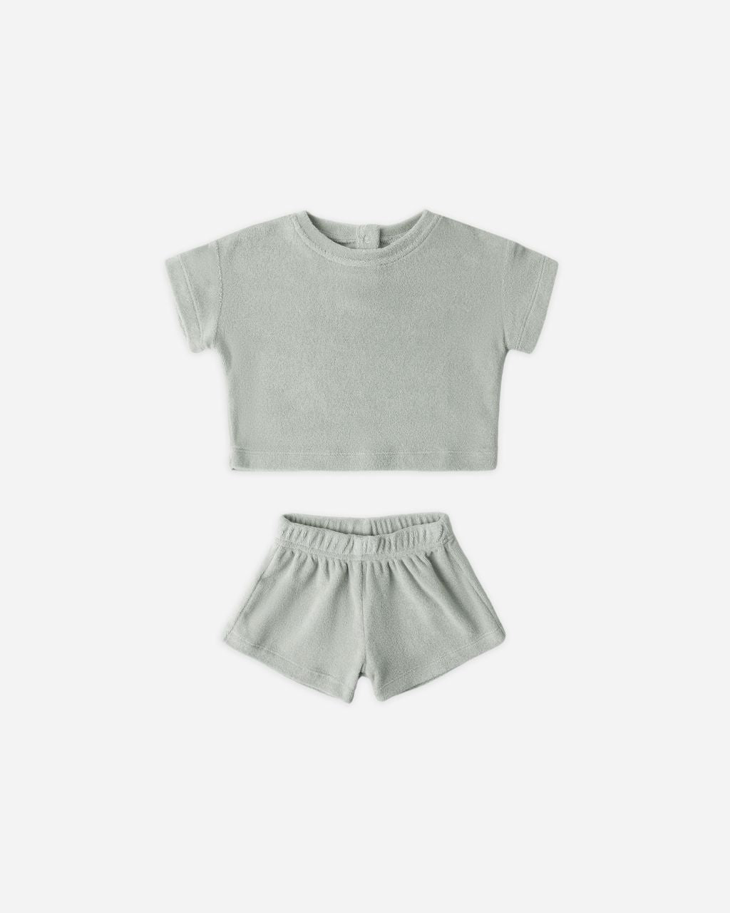 Terry Tee + Short Set || Sage - Persnickety Shop