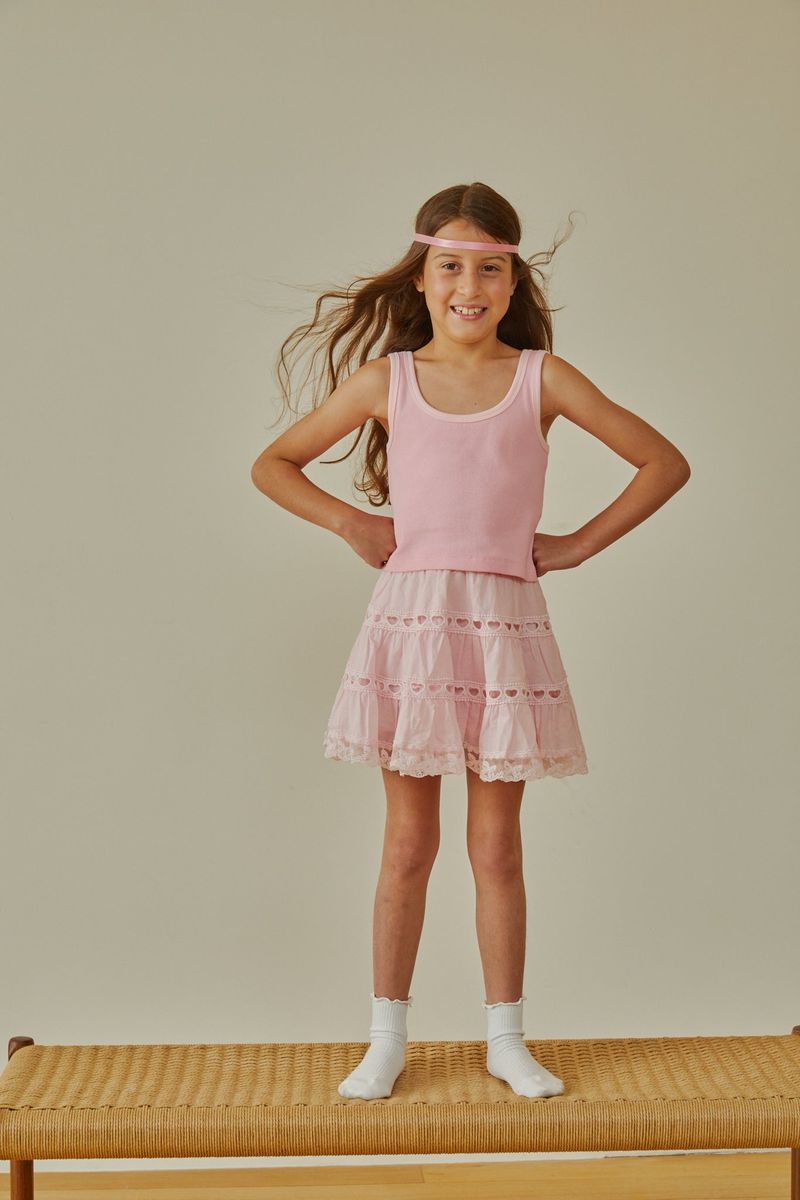 Sofia Pink Mini Skirt - Persnickety Shop