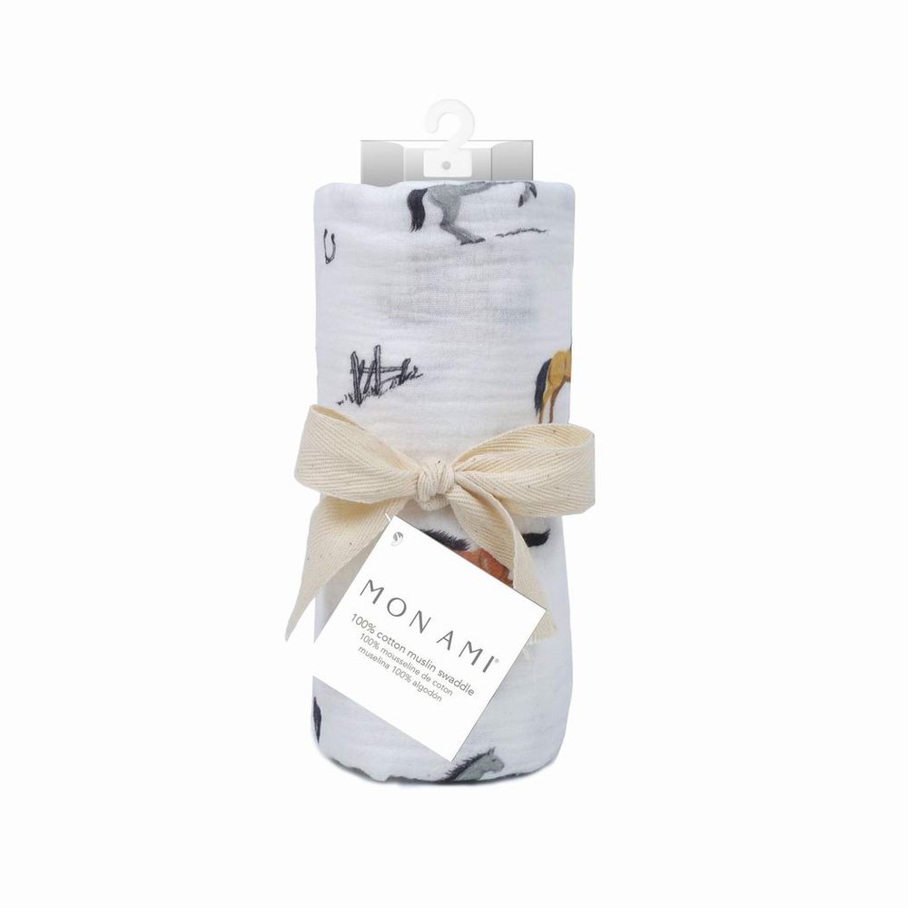 MON AMI CHANTILLY BLANKET AND RATTLE SET - Persnickety Shop