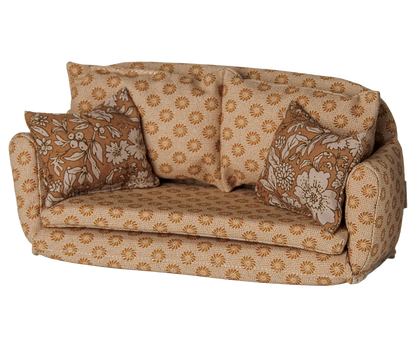 PREORDER Maileg NEW Sofa bed, Mouse, Large - Ocher