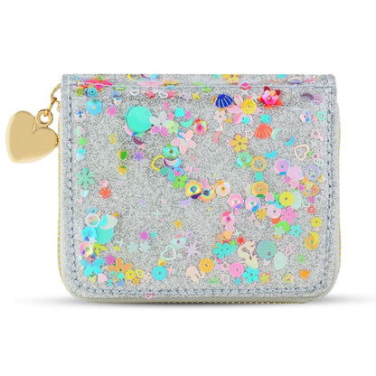SILVER CONFETTI WALLET - CARRYING KIND