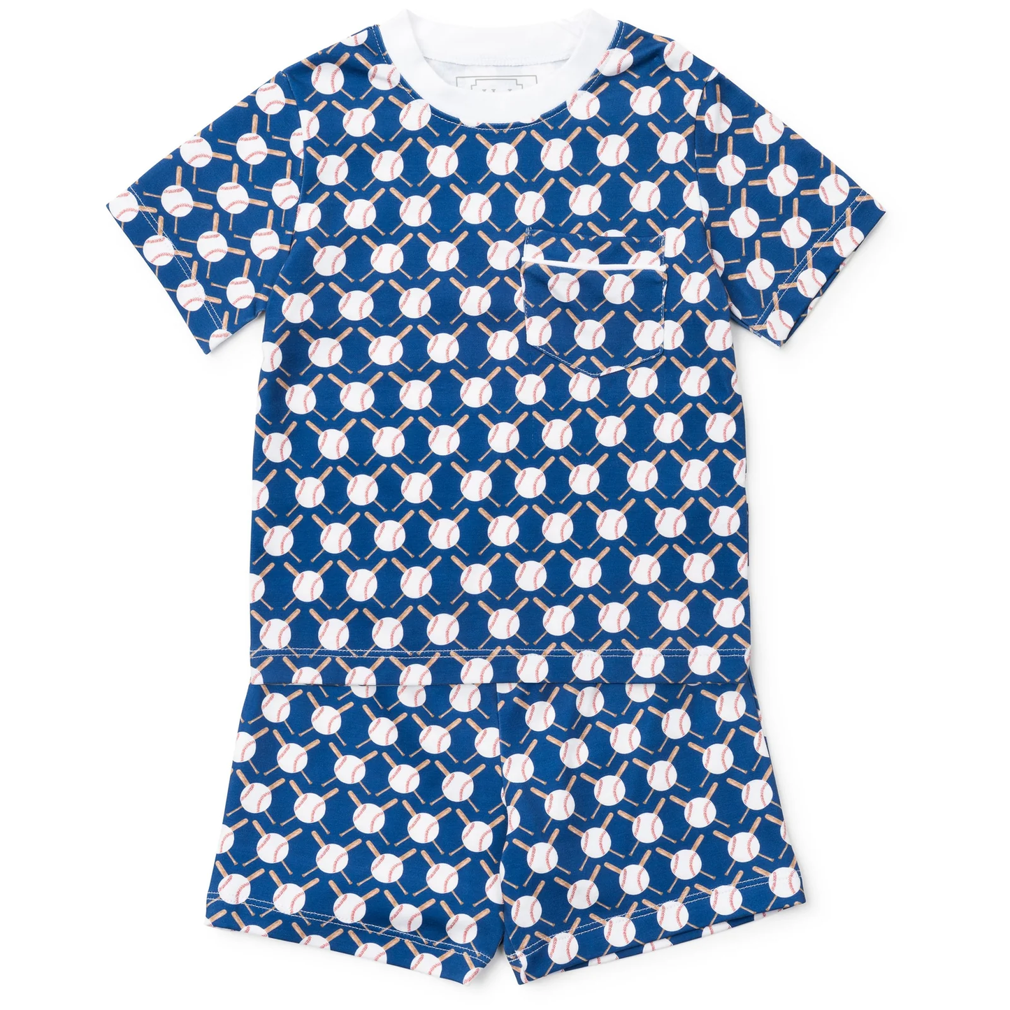 Lila and Hayes Charles Boys' Short Set - Up at Bat Baseball - Persnickety Shop