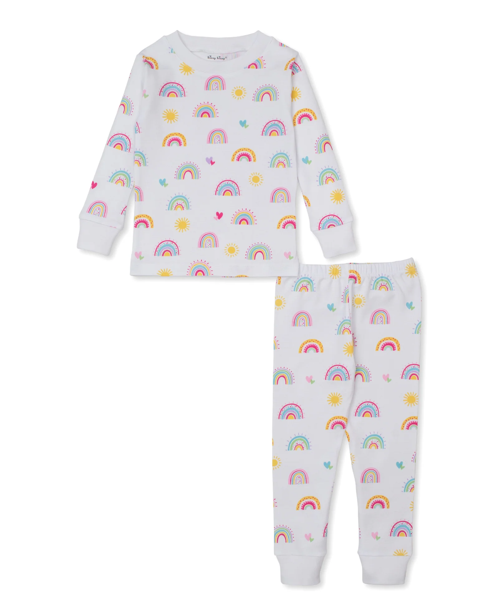 Kissy Kissy PJs  Rainbow Sunshine- LONG SLEEVE - Persnickety Shop