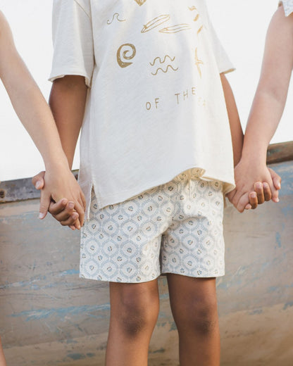 BOARDSHORT GREEN FLEUR - Persnickety Shop
