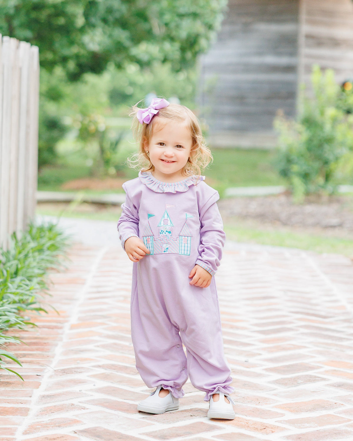 JellyBean by Smock Candy Princess Palace Ruffle Romper - Persnickety Shop