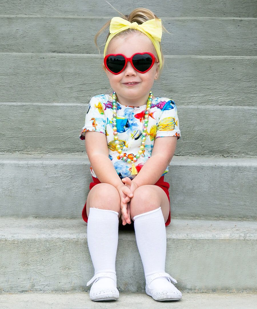 Jefferies Socks Classic White Nylon Knee High Socks 1 Pair - Persnickety Shop