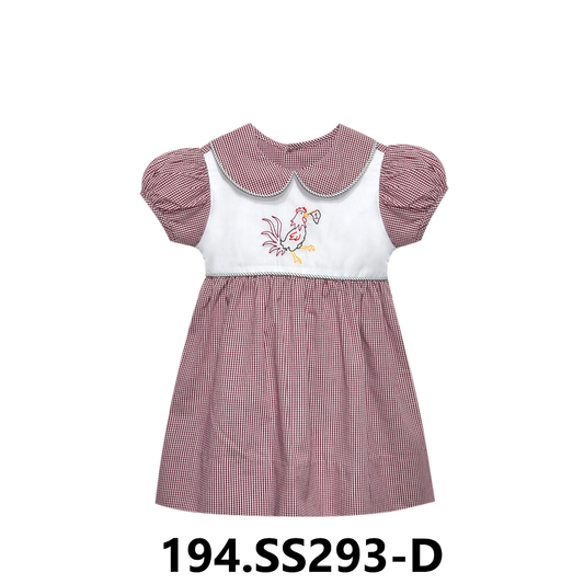 Gamecock w/ Flag  Black/Garnet Dress